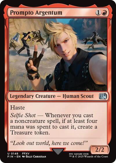 2025 Magic: The Gathering: FINAL FANTASY (FIN) - Prompto Argentum (#148, Uncommon) (, Near Mint)