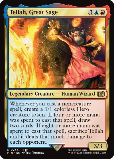 2025 Magic: The Gathering: FINAL FANTASY (FIN) - Tellah Great Sage (#244, Rare) (, Near Mint)