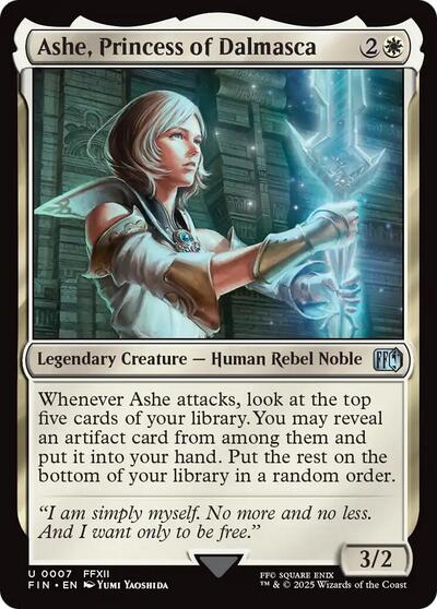 2025 Magic: The Gathering: FINAL FANTASY (FIN) - Ashe Princess of Dalmasca (#7, Uncommon) (, Near Mint)
