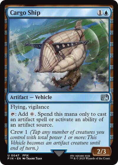 2025 Magic: The Gathering: FINAL FANTASY (FIN) - Cargo Ship (#47, Uncommon) (, Near Mint)