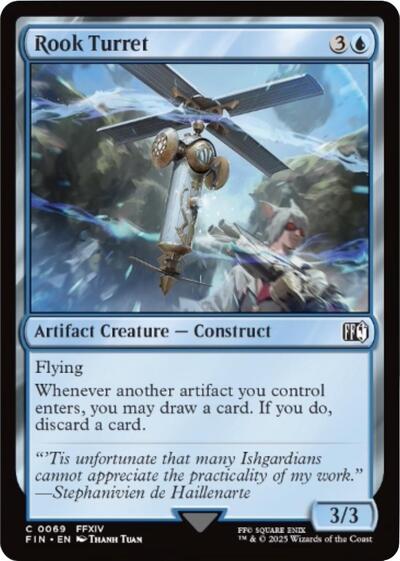 2025 Magic: The Gathering: FINAL FANTASY (FIN) - Rook Turret (#69, Common)