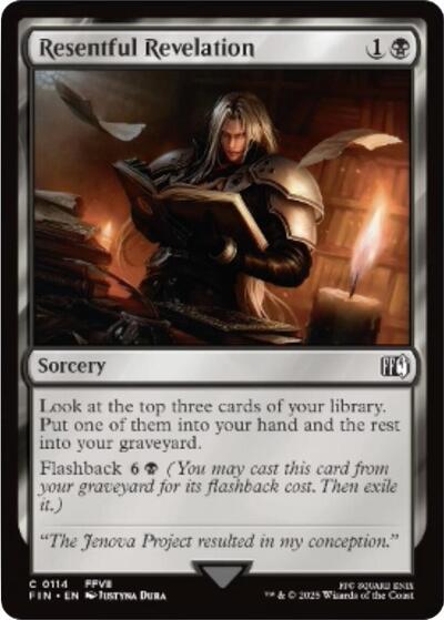 2025 Magic: The Gathering: FINAL FANTASY (FIN) - Resentful Revelation (#114, Common) (, Near Mint)