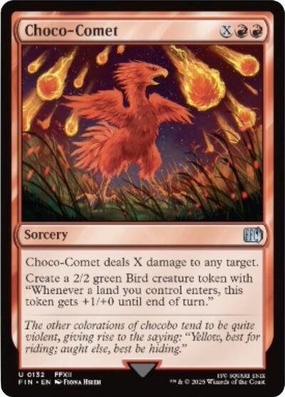 2025 Magic: The Gathering: FINAL FANTASY (FIN) - Choco Comet (#132, Uncommon)