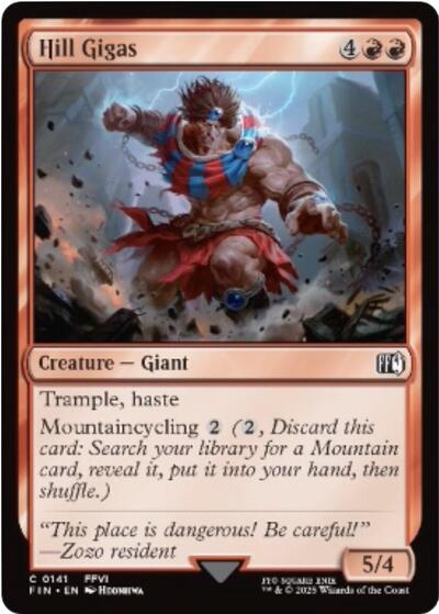 2025 Magic: The Gathering: FINAL FANTASY (FIN) - Hill Gigas (#141, Common)