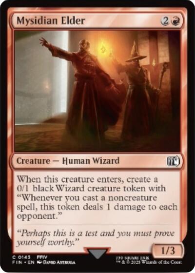 2025 Magic: The Gathering: FINAL FANTASY (FIN) - Mysidian Elder (#145, Common) (, Near Mint)