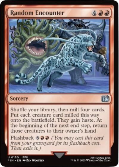 2025 Magic: The Gathering: FINAL FANTASY (FIN) - Random Encounter (#150, Uncommon) (, Near Mint)
