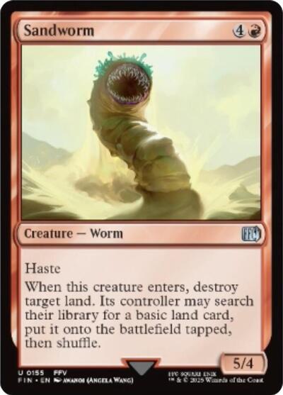 2025 Magic: The Gathering: FINAL FANTASY (FIN) - Sandworm (#155, Uncommon) (, Near Mint)