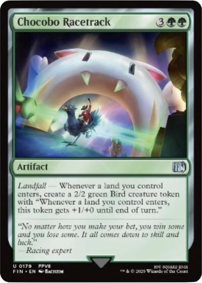 2025 Magic: The Gathering: FINAL FANTASY (FIN) - Chocobo Racetrack (#179, Uncommon) (, Near Mint)