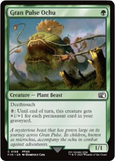 2025 Magic: The Gathering: FINAL FANTASY (FIN) - Gran Pulse Ochu (#189, Common)