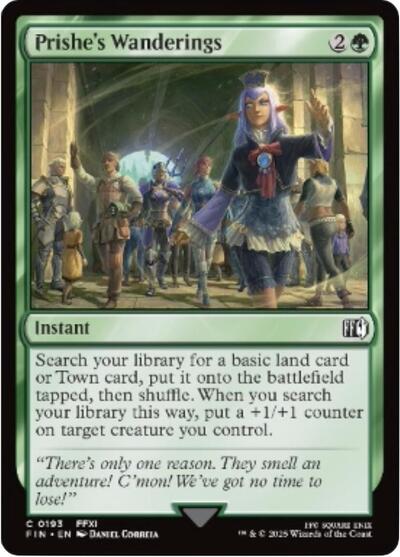 2025 Magic: The Gathering: FINAL FANTASY (FIN) - Prishes Wanderings (#193, Common)