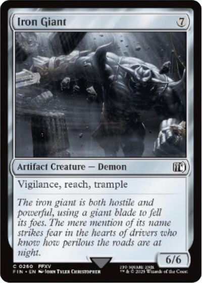 2025 Magic: The Gathering: FINAL FANTASY (FIN) - Iron Giant (#260, Common) (, Near Mint)