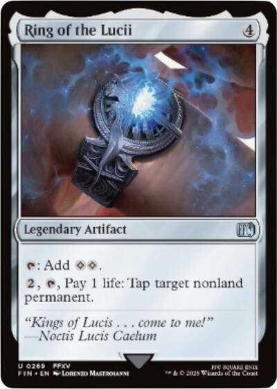 2025 Magic: The Gathering: FINAL FANTASY (FIN) - Ring of the Lucii (#269, Uncommon) (, Near Mint)