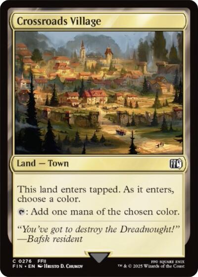 2025 Magic: The Gathering: FINAL FANTASY (FIN) - Crossroads Village (#276, Common)