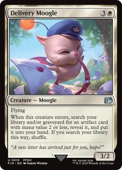 2025 Magic: The Gathering: FINAL FANTASY (FIN) - Delivery Moogle (#15, Uncommon) (, Near Mint)