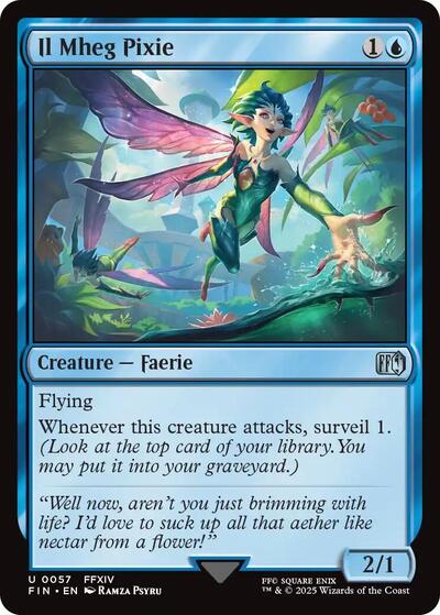 2025 Magic: The Gathering: FINAL FANTASY (FIN) - Il Mheg Pixie (#57, Uncommon) (, Near Mint)
