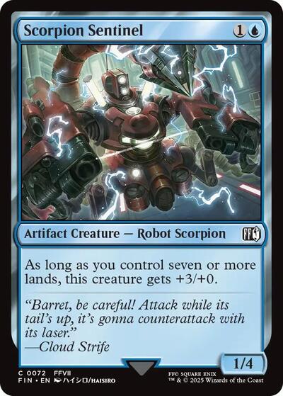 2025 Magic: The Gathering: FINAL FANTASY (FIN) - Scorpion Sentinel (#72, Common) (, Near Mint)