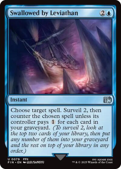 2025 Magic: The Gathering: FINAL FANTASY (FIN) - Swallowed by Leviathan (#79, Uncommon)