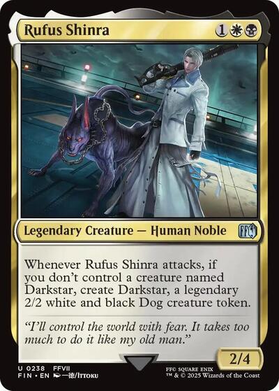 2025 Magic: The Gathering: FINAL FANTASY (FIN) - Rufus Shinra (#238, Uncommon) (, Near Mint)