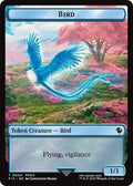 2025 Magic: The Gathering: Commander: FINAL FANTASY (FIC) - Bird Hero 0004 Double Sided Token (#4 // 4, T) (, Near Mint)