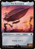 2025 Magic: The Gathering: Commander: FINAL FANTASY (FIC) - The Blackjack The Monarch Double Sided Token (#8 // 11, T) (, Near Mint)