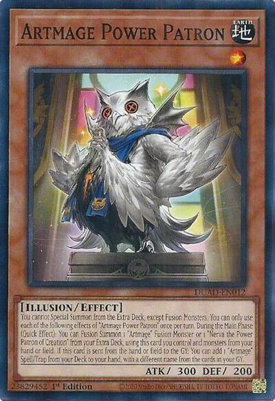 2025 YuGiOh: Duelist's Advance (DUAD) - Artmage Power Patron (#DUAD-EN012, Common) (1st Edition, Near Mint)