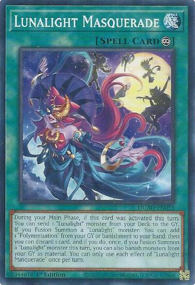 2025 YuGiOh: Duelist's Advance (DUAD) - Lunalight Masquerade (#DUAD-EN053, Common) (1st Edition, Near Mint)