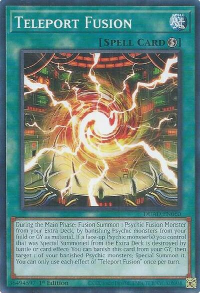 2025 YuGiOh: Duelist's Advance (DUAD) - Teleport Fusion (#DUAD-EN060, Common) (1st Edition, Near Mint)