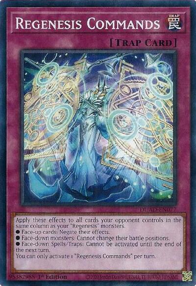 2025 YuGiOh: Duelist's Advance (DUAD) - Regenesis Commands (#DUAD-EN077, Common) (1st Edition, Near Mint)