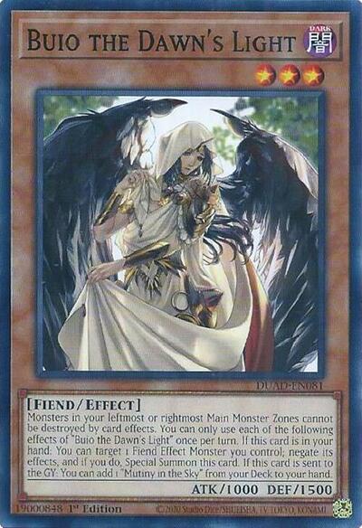 2025 YuGiOh: Duelist's Advance (DUAD) - Buio the Dawns Light (#DUAD-EN081, Common) (1st Edition, Near Mint)