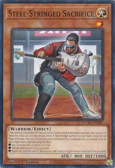 2025 YuGiOh: Duelist's Advance (DUAD) - Steel Stringed Sacrifice (#DUAD-EN087, Common) (1st Edition, Near Mint)