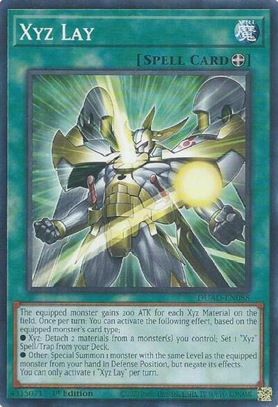 2025 YuGiOh: Duelist's Advance (DUAD) - Xyz Lay (#DUAD-EN088, Common) (1st Edition, Near Mint)