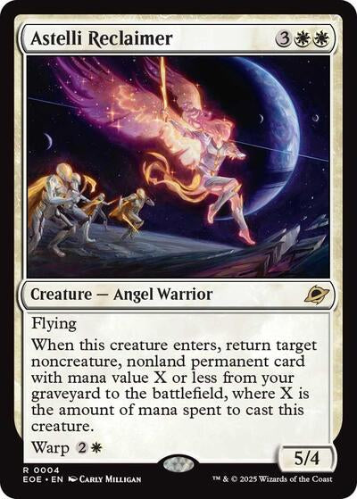 2025 Magic: The Gathering: Edge of Eternities (EOE) - Astelli Reclaimer (#4, Rare) (, Near Mint)