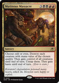 2025 Magic: The Gathering: Edge of Eternities (EOE) - Mutinous Massacre (#222, Rare) (, Near Mint)