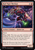 2025 Magic: The Gathering: Edge of Eternities (EOE) - Red Tiger Mechan (#154, Common)