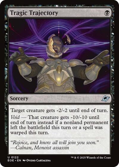 2025 Magic: The Gathering: Edge of Eternities (EOE) - Tragic Trajectory (#122, Uncommon) (, Near Mint)