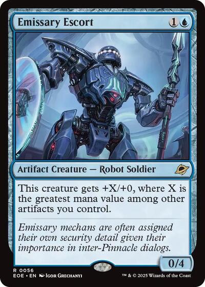 2025 Magic: The Gathering: Edge of Eternities (EOE) - Emissary Escort (#56, Rare) (, Near Mint)