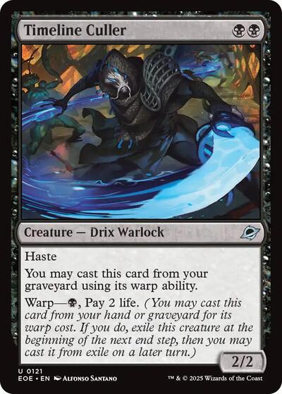2025 Magic: The Gathering: Edge of Eternities (EOE) - Timeline Culler (#121, Uncommon) (, Near Mint)