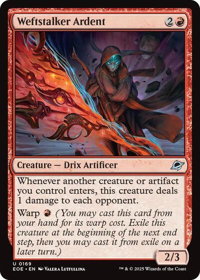 2025 Magic: The Gathering: Edge of Eternities (EOE) - Weftstalker Ardent (#169, Uncommon) (, Near Mint)