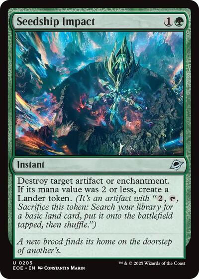 2025 Magic: The Gathering: Edge of Eternities (EOE) - Seedship Impact (#205, Uncommon)