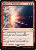2025 Magic: The Gathering: Commander: Edge of Eternities (EOC) - Planetary Annihilation (#12, Rare) (, Near Mint)