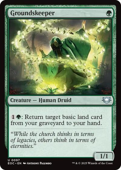 2025 Magic: The Gathering: Commander: Edge of Eternities (EOC) - Groundskeeper (#97, Uncommon) (, Near Mint)