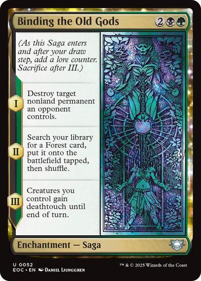 2025 Magic: The Gathering: Commander: Edge of Eternities (EOC) - Binding the Old Gods (#52, Uncommon) (, Near Mint)