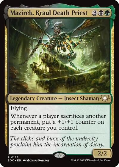 2025 Magic: The Gathering: Commander: Edge of Eternities (EOC) - Mazirek Kraul Death Priest (#122, Rare) (, Near Mint)