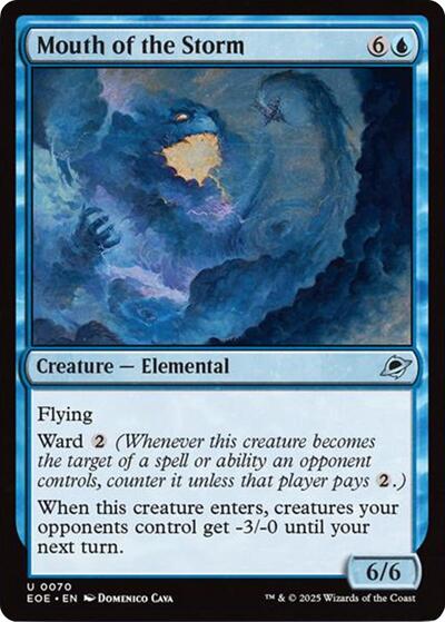 2025 Magic: The Gathering: Edge of Eternities (EOE) - Mouth of the Storm (#70, Uncommon) (Foil, Near Mint)