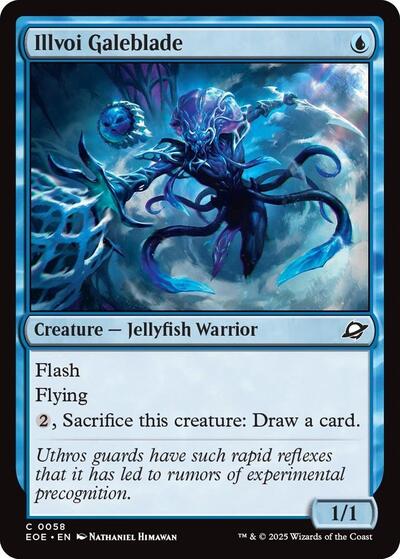 2025 Magic: The Gathering: Edge of Eternities (EOE) - Illvoi Galeblade (#58, Common)