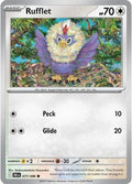2025 Pokemon: SV: Black Bolt (BLK) - Rufflet (#077/086, Common) (, Near Mint)