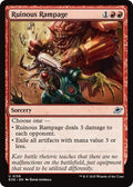 2025 Magic: The Gathering: Edge of Eternities (EOE) - Ruinous Rampage (#158, Uncommon)