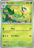 2025 Pokemon: SV: Black Bolt (BLK) - Servine (#002/086, Common) (, Near Mint)