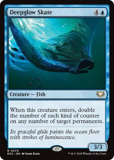 2025 Magic: The Gathering: Commander: Edge of Eternities (EOC) - Deepglow Skate (#70, Rare) (, Near Mint)