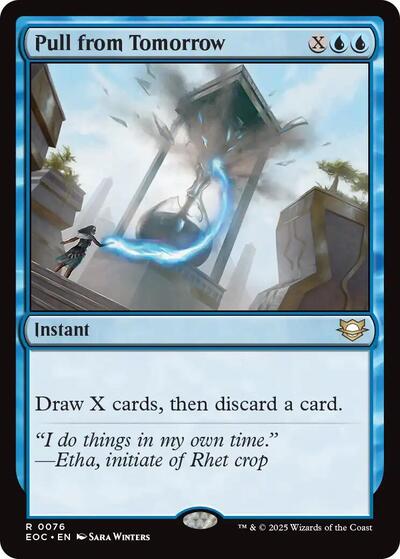 2025 Magic: The Gathering: Commander: Edge of Eternities (EOC) - Pull from Tomorrow (#76, Rare) (, Near Mint)